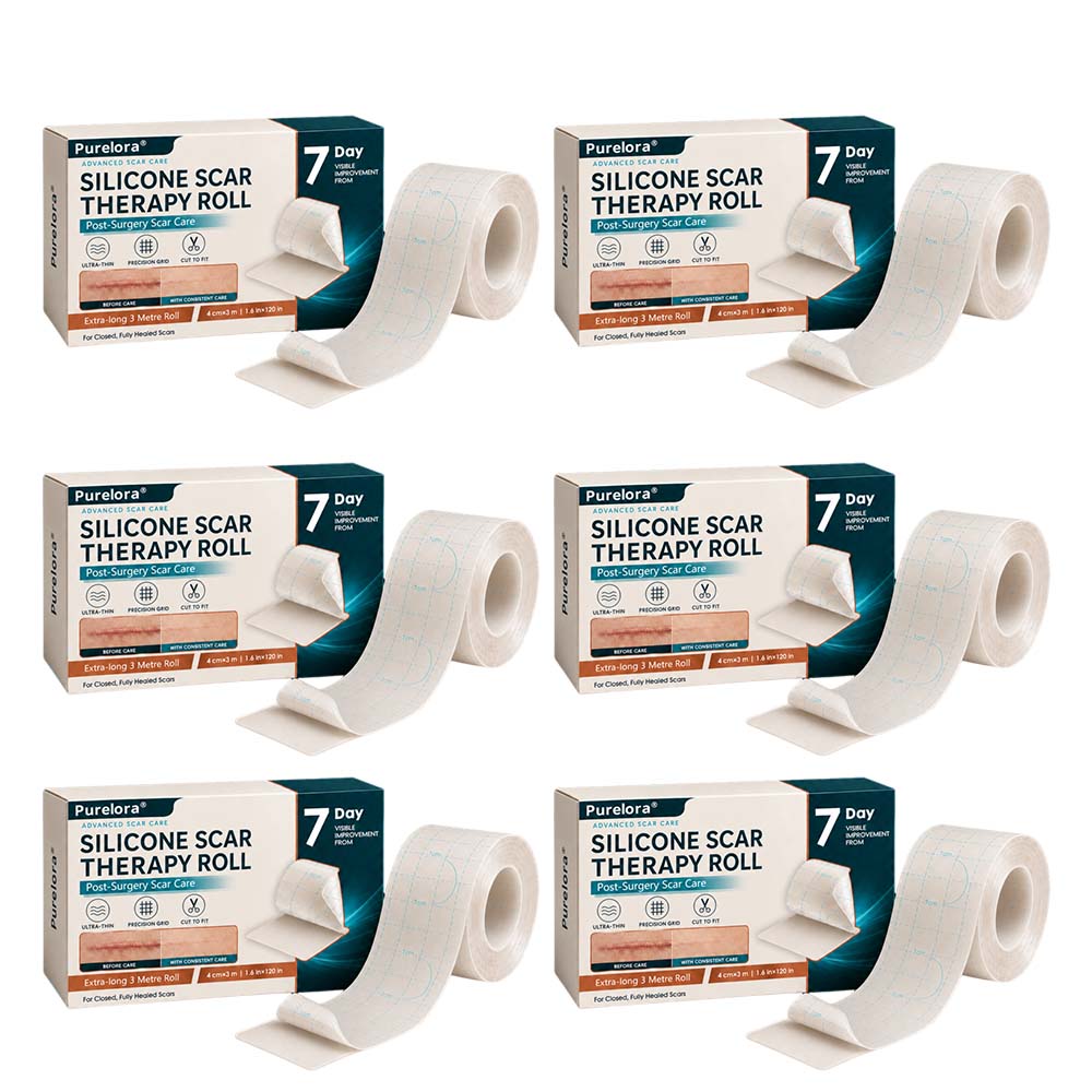 ✨💯® SILICONE SCAR THERAPY ROLL Help Soften, Flatten & Improve the Appearance of Raised Scars