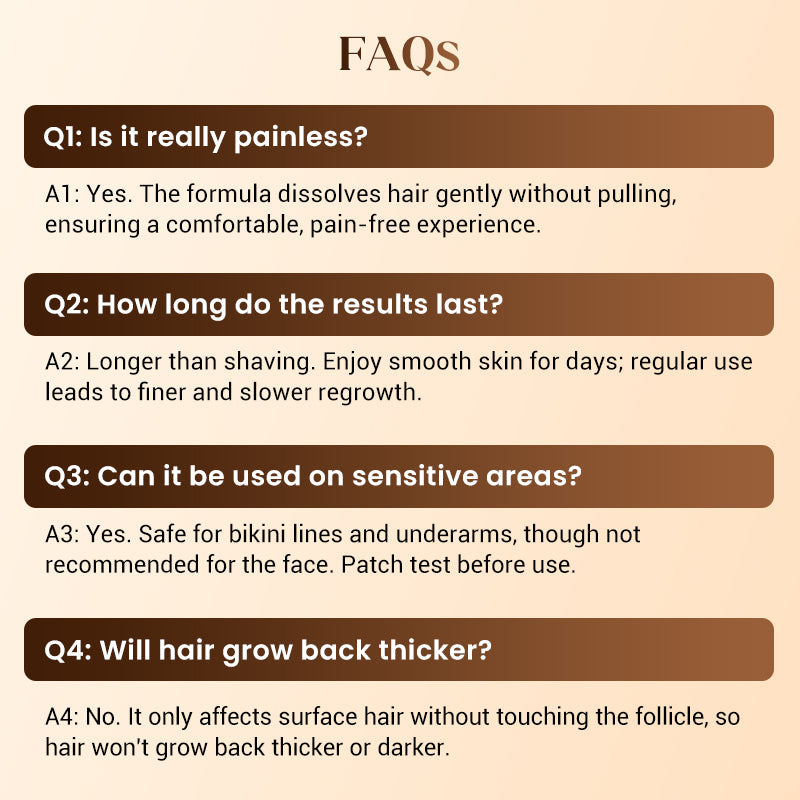 Gentle & Painless Hair Removal Cream Duo for Sensitive Skin