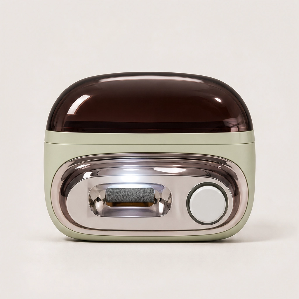 Qylinacosh®– 2-in-1 Electric Nail Clipper & Grinder with Auto-Stop and LED Light + 50% OFF