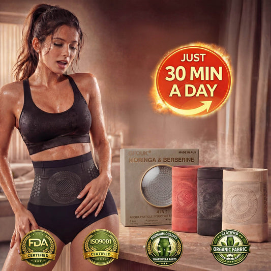 ❤️‍🔥 👨🏻‍⚕️GFOUK®Moringa & Berberine 4-in-1 Microparticle Sculpting & Fat-Burning Shorts
