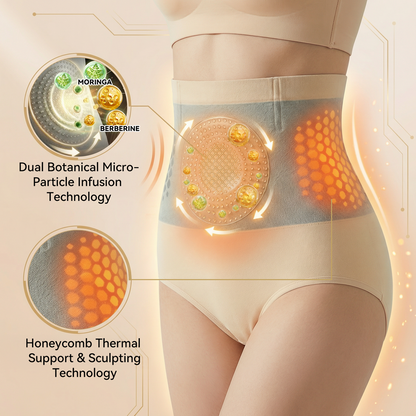 🎁GFOUK®Moringa & Berberine 4-in-1 Microparticle Sculpting & Fat-Burning Shorts