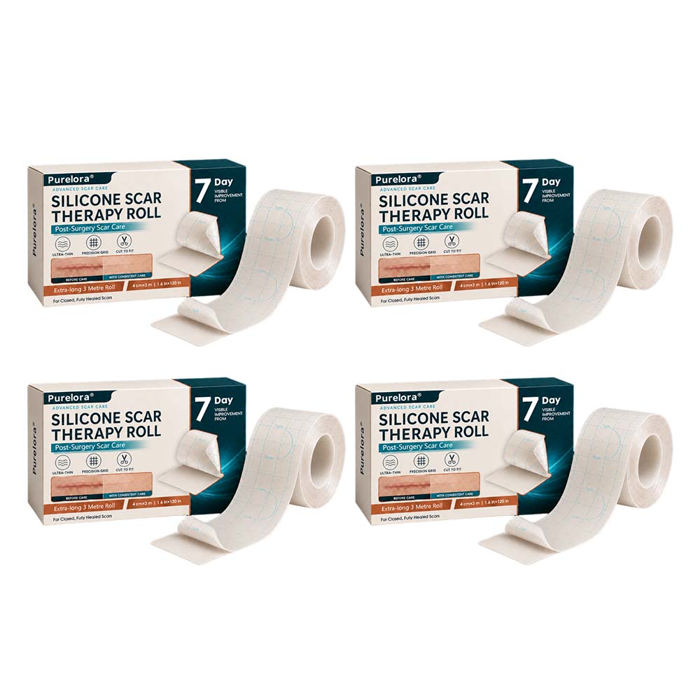 ✨💯® SILICONE SCAR THERAPY ROLL Help Soften, Flatten & Improve the Appearance of Raised Scars