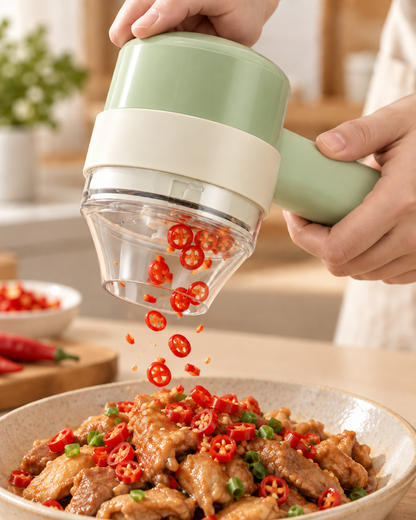 The Kitchen Gadget You’ll Use Every Day Quickly chop ingredients with one simple press — perfect for garlic, onions, herbs and more.