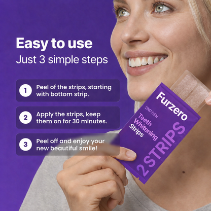Furzero® - Purple Tooth Whitening Strips