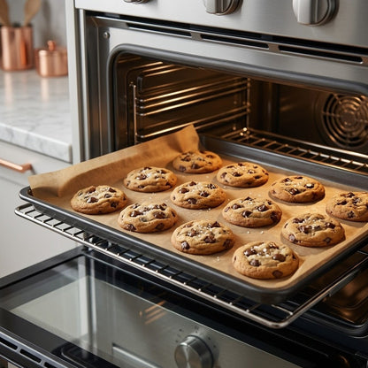 Qylinacosh 200 Count Parchment Paper for Baking, 10x10 Inch Pre-cut Unbleached Sheets, Non-Stick Heat Resistant Paper for Oven, Air Fryer and Cookie Grilling