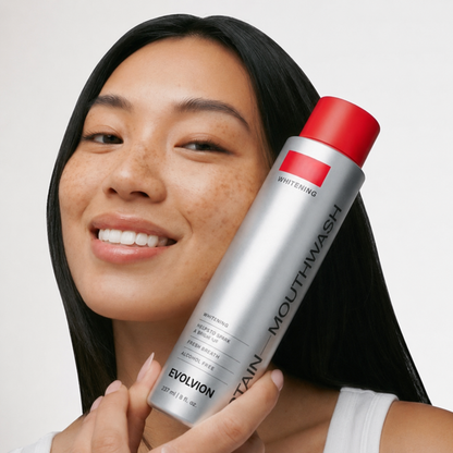 ✨Evolvion Stain Whitening Mouthwash 🌿 | Brighten Your Smile & Freshen Your Breath with Essential Oils 🦷🌬️（upsell）