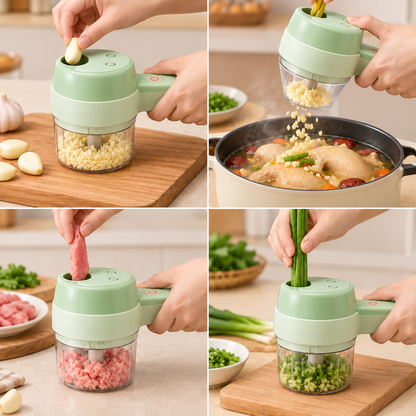 The Kitchen Gadget You’ll Use Every Day Quickly chop ingredients with one simple press — perfect for garlic, onions, herbs and more.
