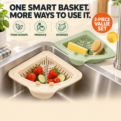 Magnetic Corner Sink Strainer Basket