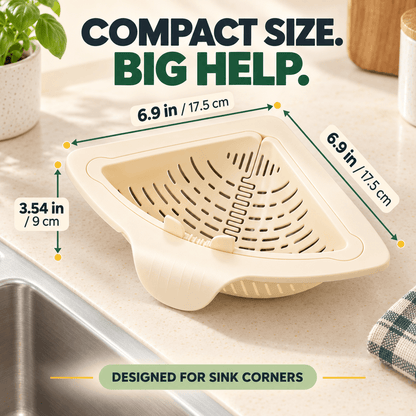 Magnetic Corner Sink Strainer Basket