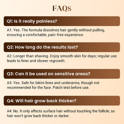 Gentle & Painless Hair Removal Cream Duo for Sensitive Skin