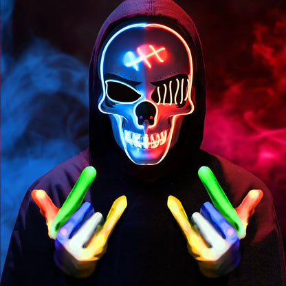 🔥 FINAL 3 HOURS: 80% OFF QYLINACOSH® 2026 TRENDING LED SKELETON COSTUME SET – MASK + LIGHT-UP GLOVES