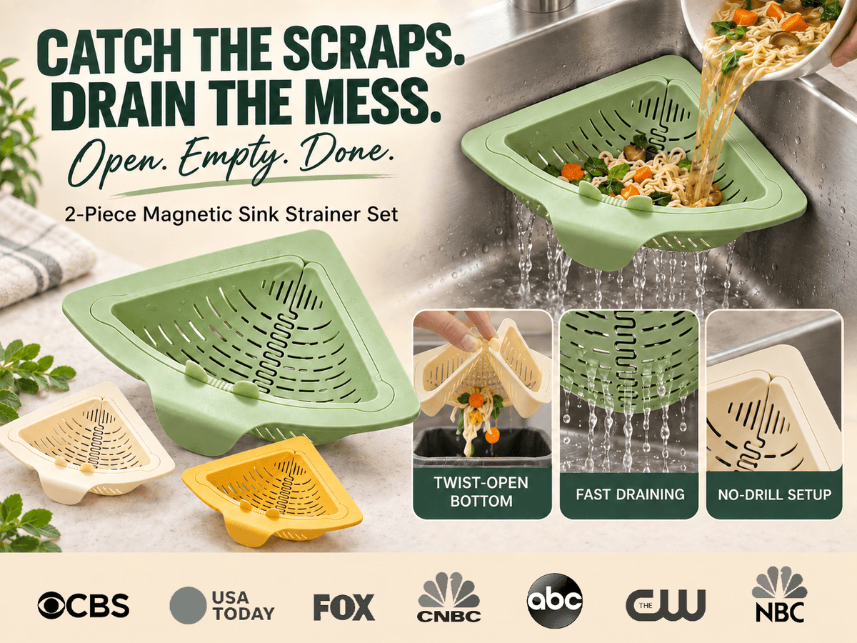 Magnetic Corner Sink Strainer Basket