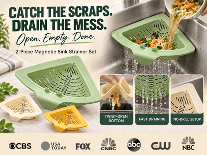 Magnetic Corner Sink Strainer Basket