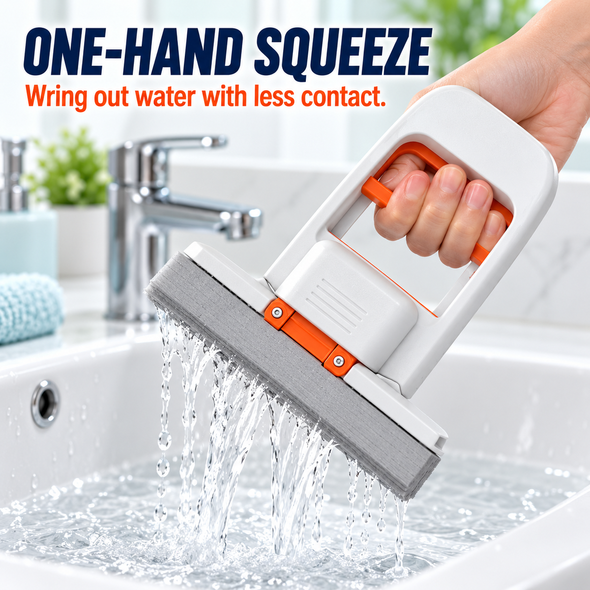 Mini Foldable Squeeze Mop