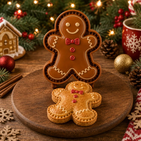 Piebury 9-design Christmas mini pie mold set