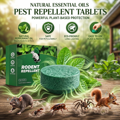 Qylinacosh® Natural Peppermint Rodent Repellent Tablets – 12 Pack upsell