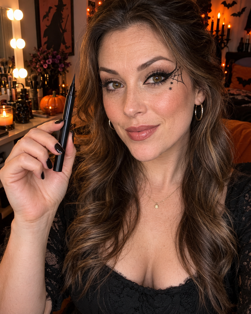 Halloween waterproof liquid eyeliner pen image