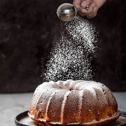 🔥Qylinacosh®Stainless Steel Powdered Sugar Shaker with Spring-Operated Handle