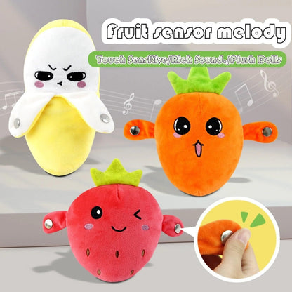 🔥Last Day 50% OFF - 💖Interactive Music Plush Toy Set🍌🍓🥕
