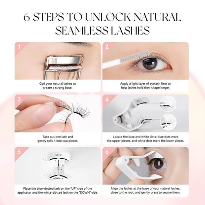 ❤️‍🔥💞LAST DAY 50% OFF-DOCTIA® Soft Magnetic Eyelashes All-in-One Box, Reusable, Glue-Free, Waterproof, Lightweight, Natural Style Makeup Cosmetic