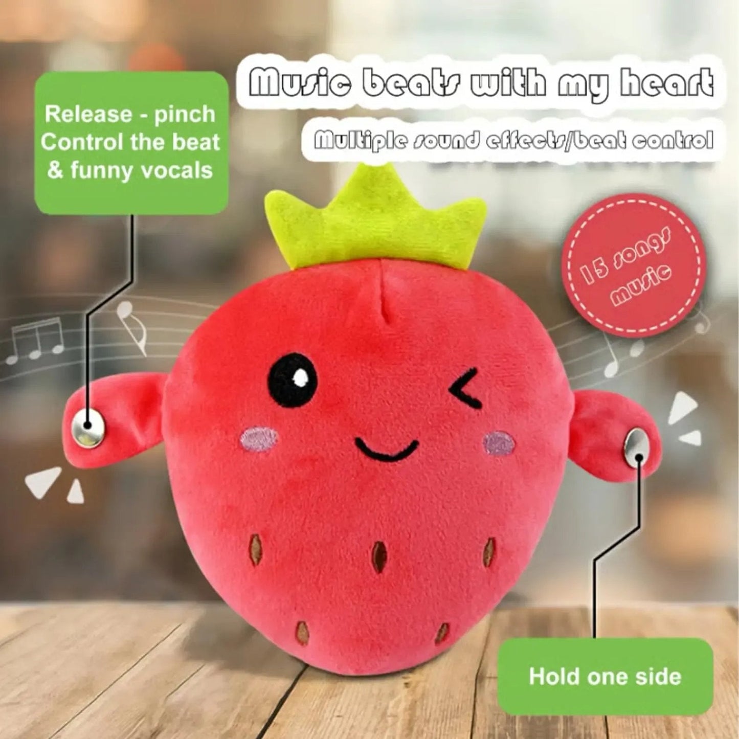 🔥Last Day 50% OFF - 💖Interactive Music Plush Toy Set🍌🍓🥕