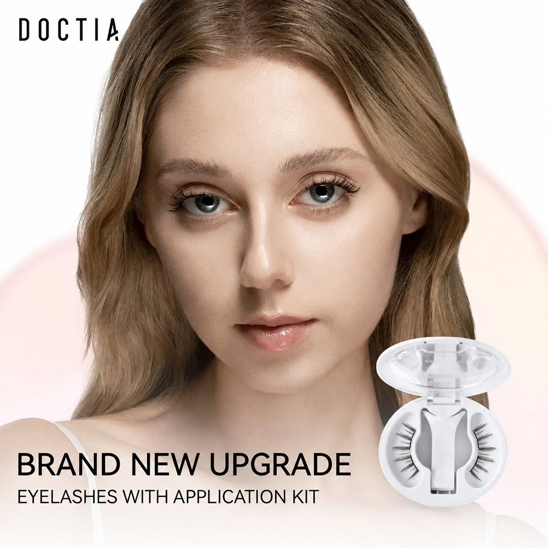 ❤️‍🔥💞LAST DAY 50% OFF-DOCTIA® Soft Magnetic Eyelashes All-in-One Box, Reusable, Glue-Free, Waterproof, Lightweight, Natural Style Makeup Cosmetic