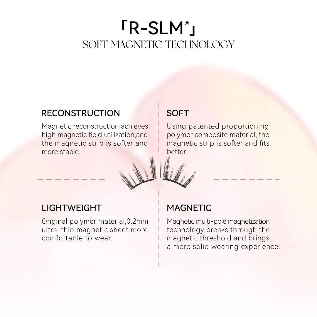 ❤️‍🔥💞LAST DAY 50% OFF-DOCTIA® Soft Magnetic Eyelashes All-in-One Box, Reusable, Glue-Free, Waterproof, Lightweight, Natural Style Makeup Cosmetic