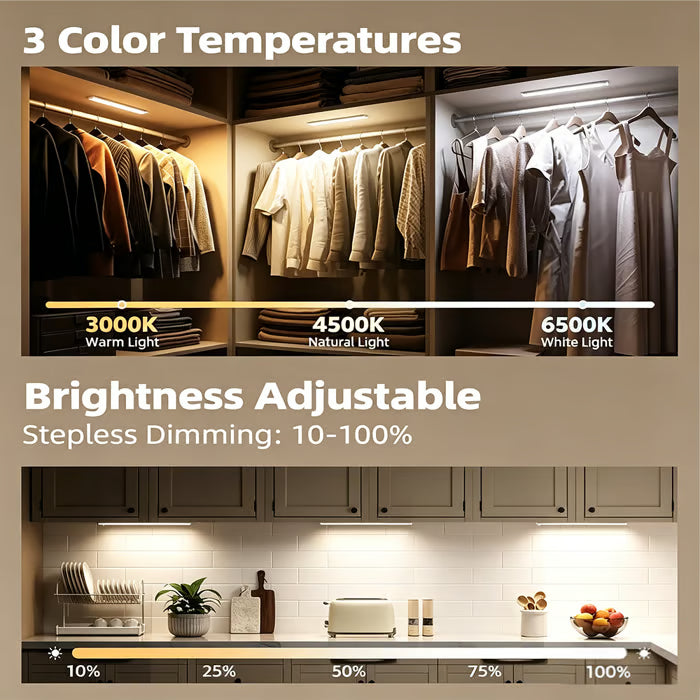 ✅BVJ® LED Motion Sensor Wireless Cabinet Light