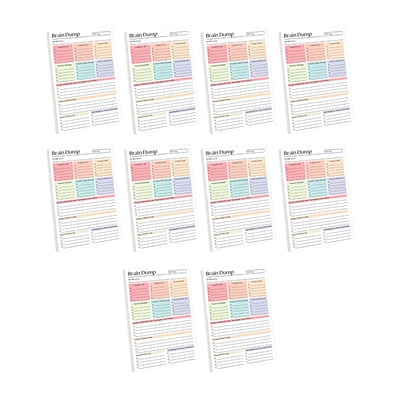 Qylinacosh® ADHD Brain Dump Planner Pad
