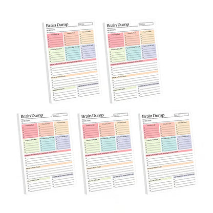 Qylinacosh® ADHD Brain Dump Planner Pad