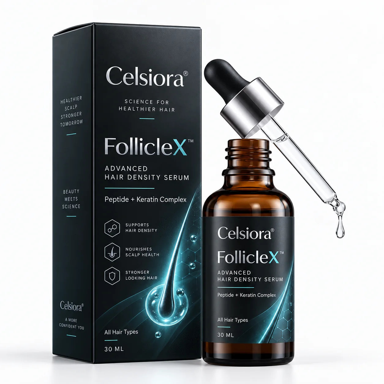 One bottle of Celsiora FollicleX